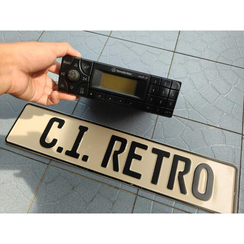 W210 W202 W208 R129 R170 ORI RADIO CASETTE PLAYER WITH CODE MERCEDES ...