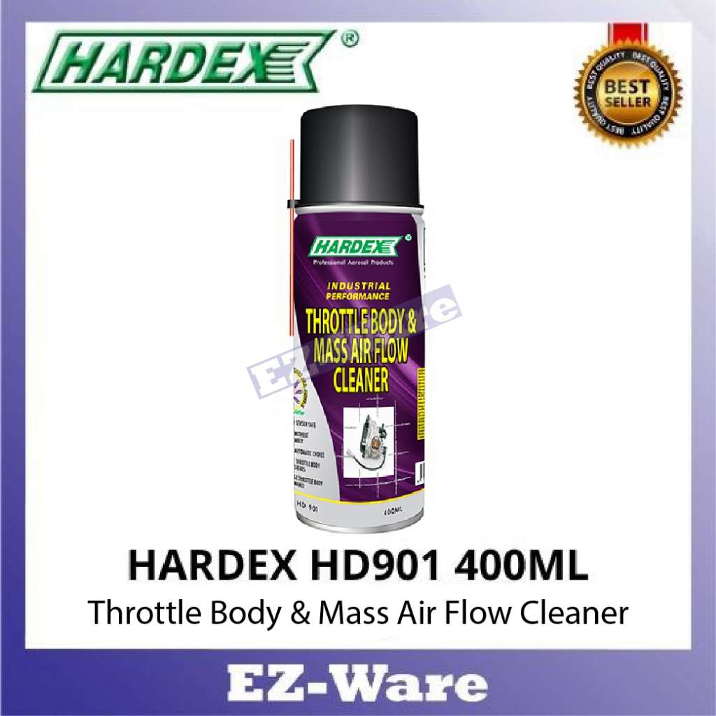 HARDEX HD901 THROTTLE BODY & MASS AIR FLOW CLEANER SPRAY 400ml Shopee