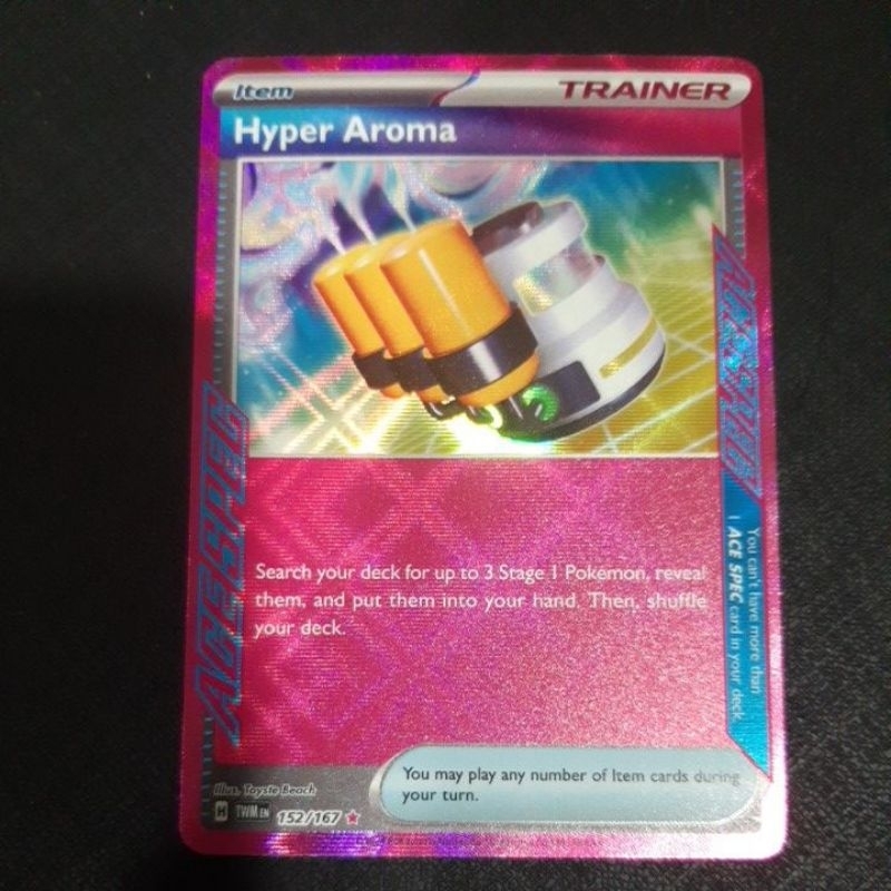 Pokemon Card TCG : SV6 Twilight Masquerade : Hyper Aroma 152/167 Ace Rare  100% Original Pokemon Card | Shopee Malaysia
