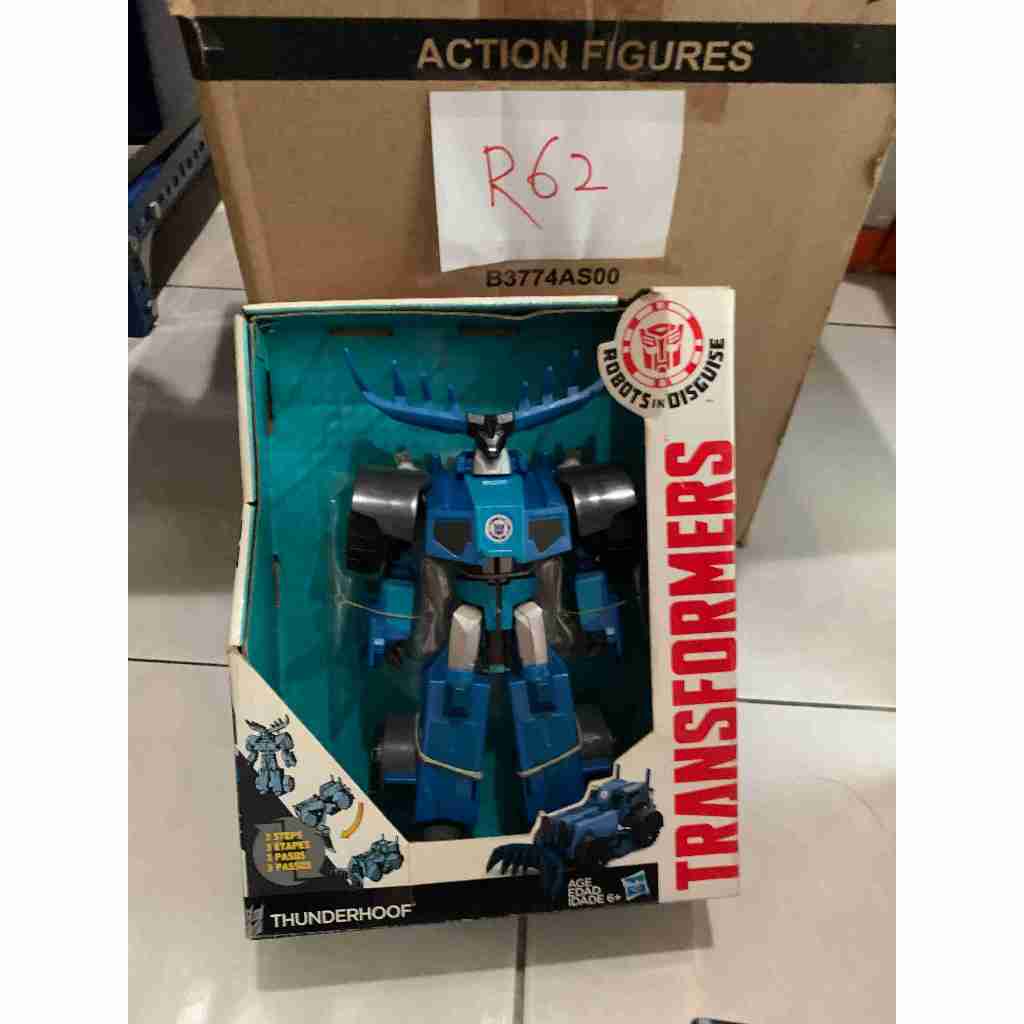 NEW but old stock Hasbro Transformers RID 1-step Thunderhoof | Shopee ...