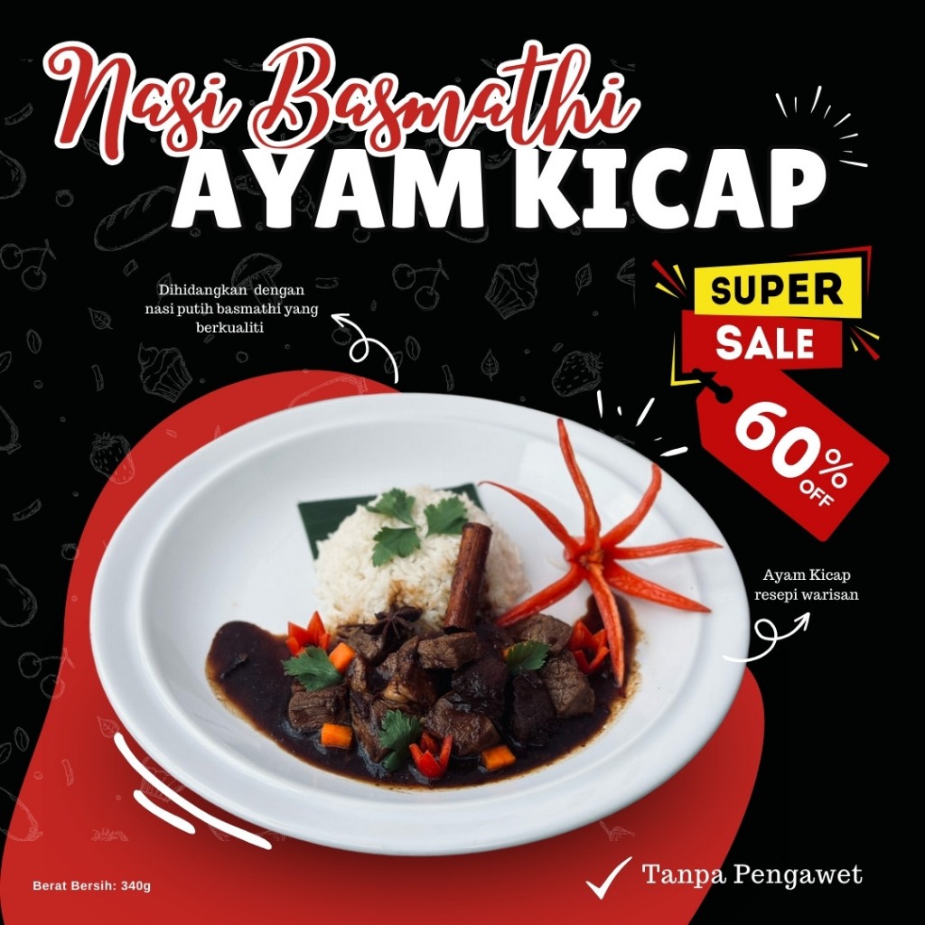 NASI BASMATHI AYAM KICAP (RTE) | Shopee Malaysia