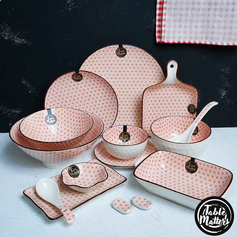 Table Matters - Starry Red Collection - Plates | Bowls | Saucer ...