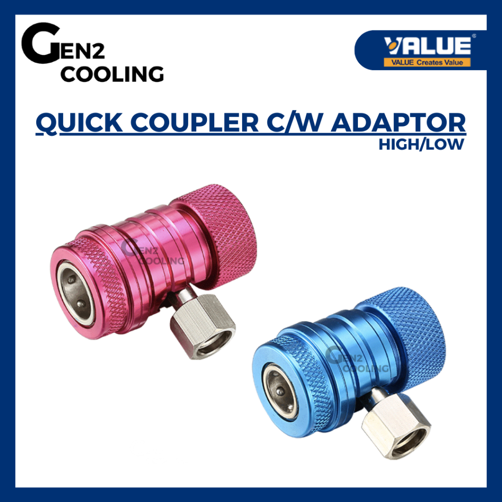 VALUE Quick Coupler R134A Gas Aircond (High/Low) | Shopee Malaysia