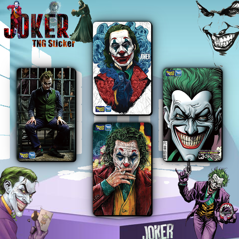 JOKER (Series 1) Tng Sticker- Tng Touch N Go Sticker/Bank Card Sticker ...