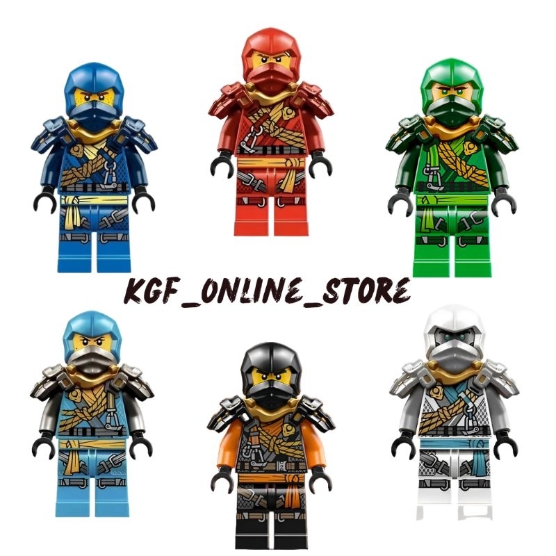 [ready Stock] Lego Ninjago Dragons Rising Season 2 Minifigures Climber Suit Complete