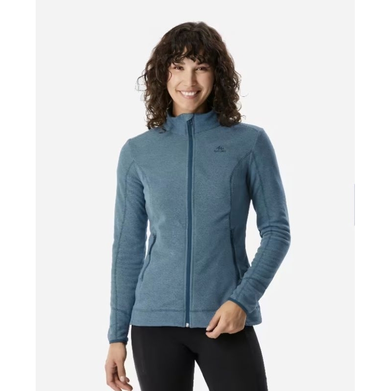 Decathlon Hiking Fleece Jacket Women Black Shopee Malaysia