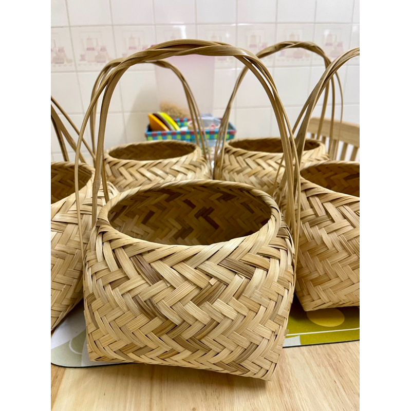 Bamboo rattan basket | Shopee Malaysia