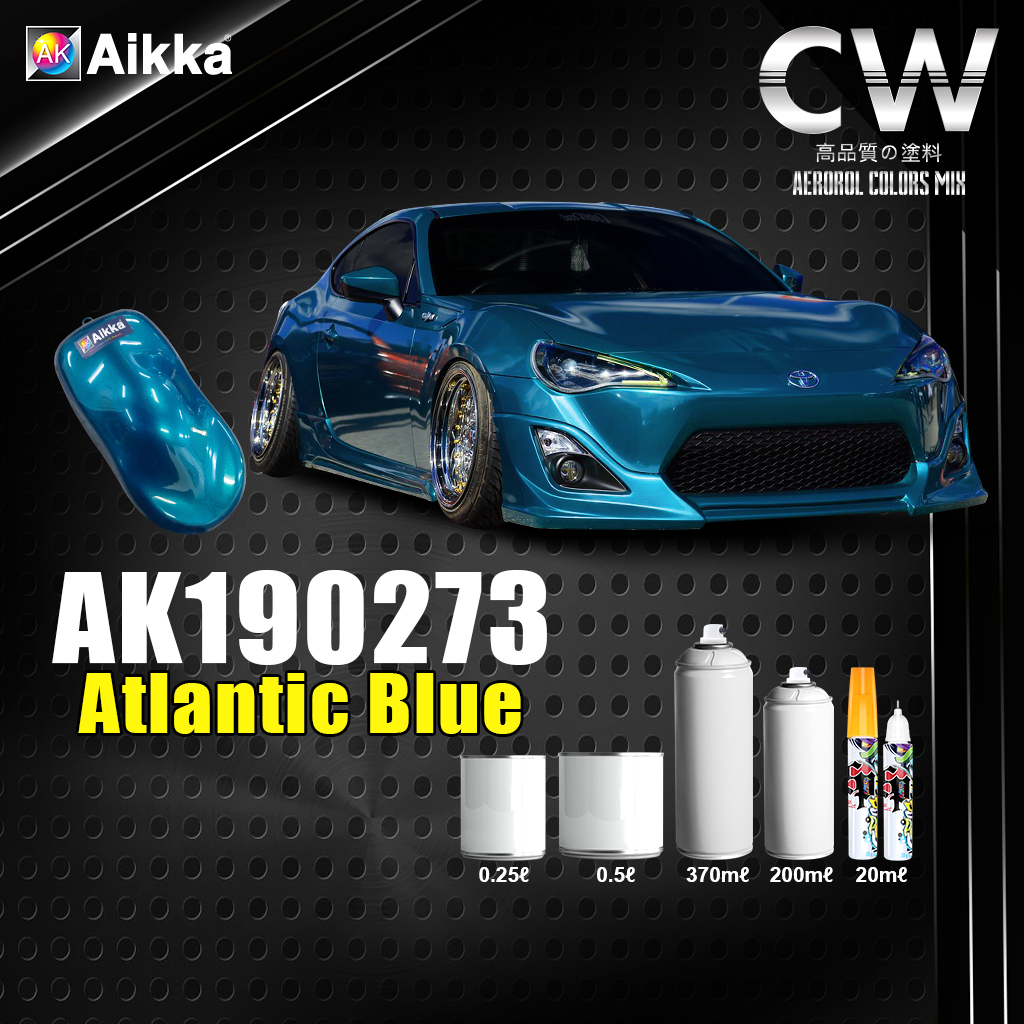 2K Paint 【 AIKKA AK190273 Atlantic Blue 】 SUPREME PEARLIZED Color Car ...