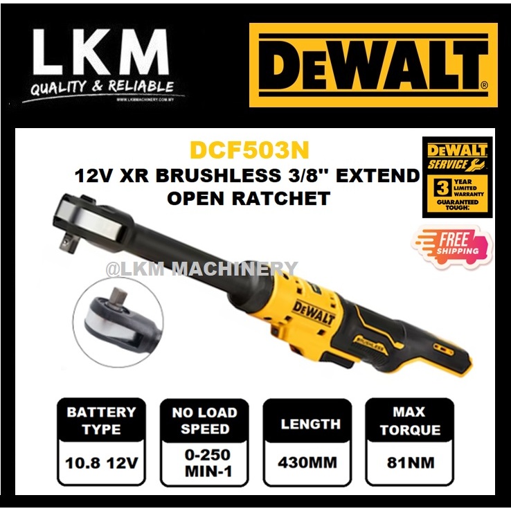 Dewalt - Clé à Cliquet 3/8' XR 18V Brushless DEWALT - DCF513N-XJ