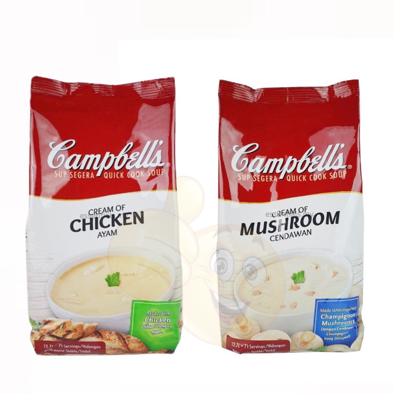 Campbell’s Cream Soup Assorted 1KG ( Mushroom / Chicken ) | Shopee Malaysia