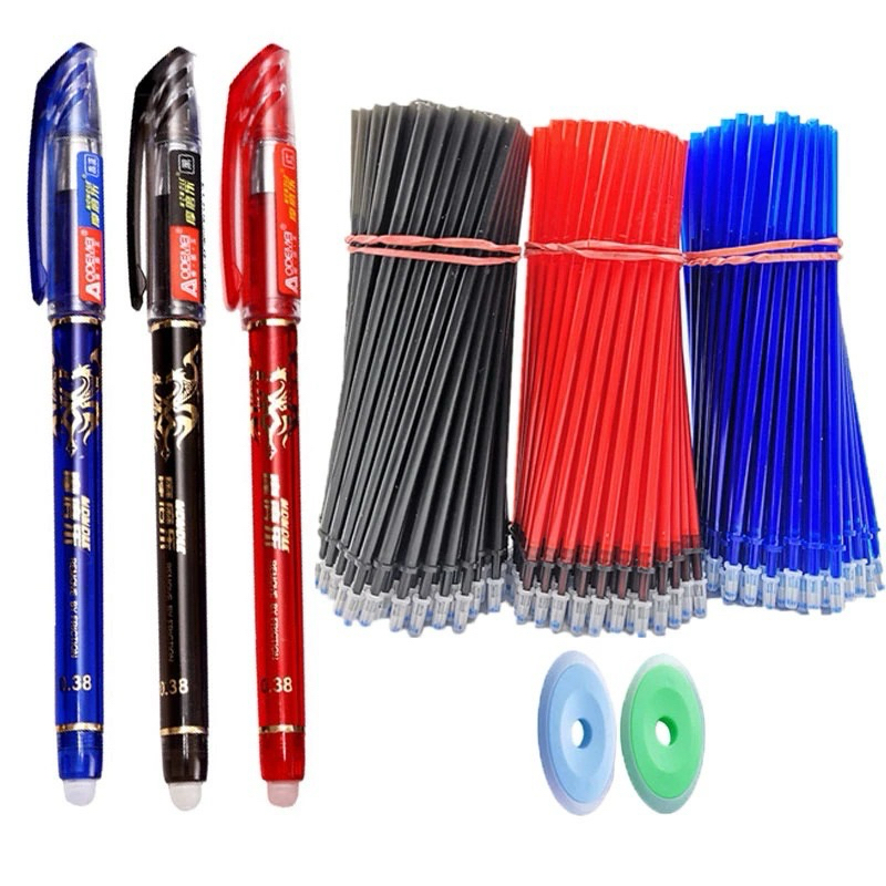 25pcs Erasable Gel Pen Refills Reusable Erasable 0.5mm Gel Pen Student ...