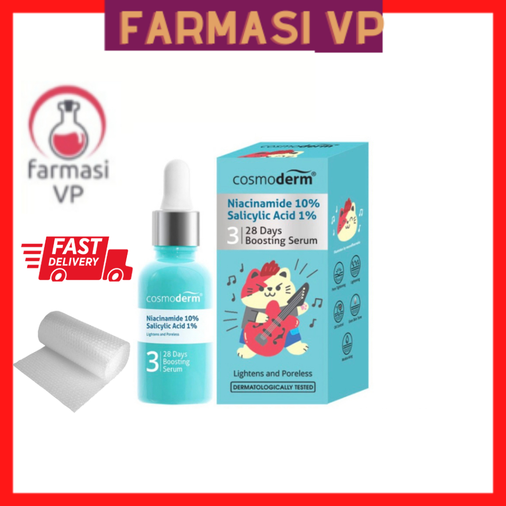 Cosmoderm Niacinamide 10 Salicylic Acid 1 28 Days Boosting Serum 30ml Shopee Malaysia 7916