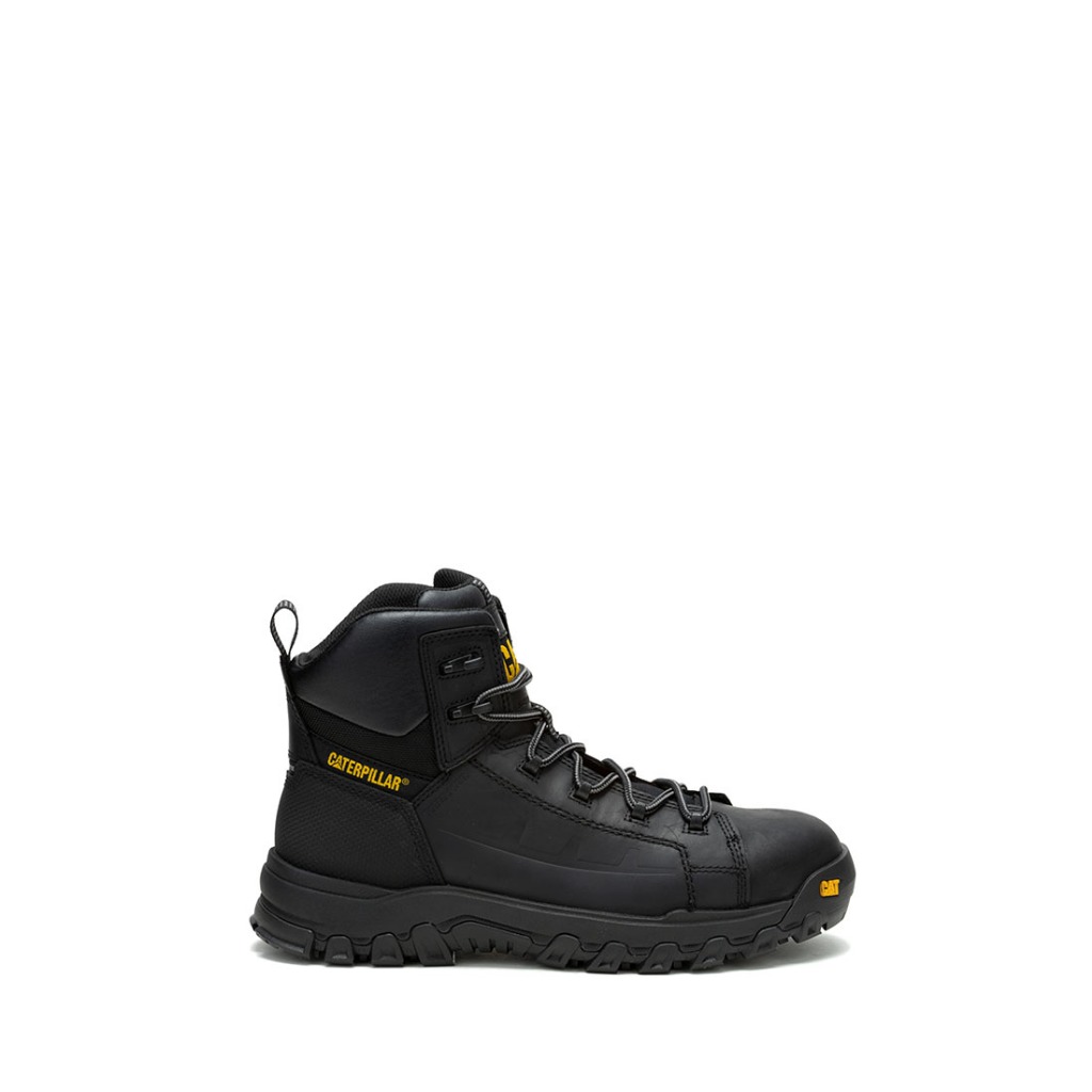 Caterpillar Men's Threshold Rebound Waterproof Composite Toe Work Boot Black (P91696) Shopee