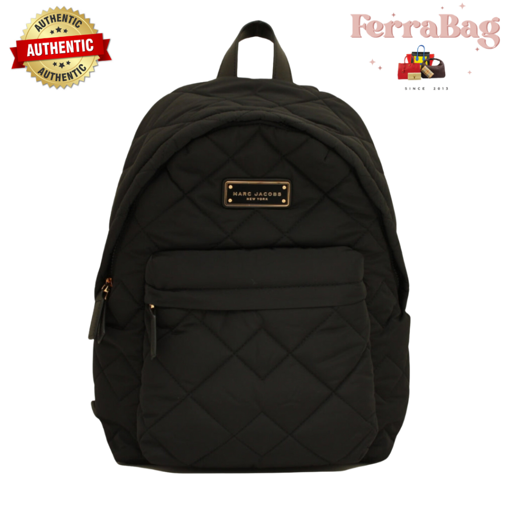 Marc Jacobs Quilted Nylon Backpack Bag M0011321 Shopee Malaysia