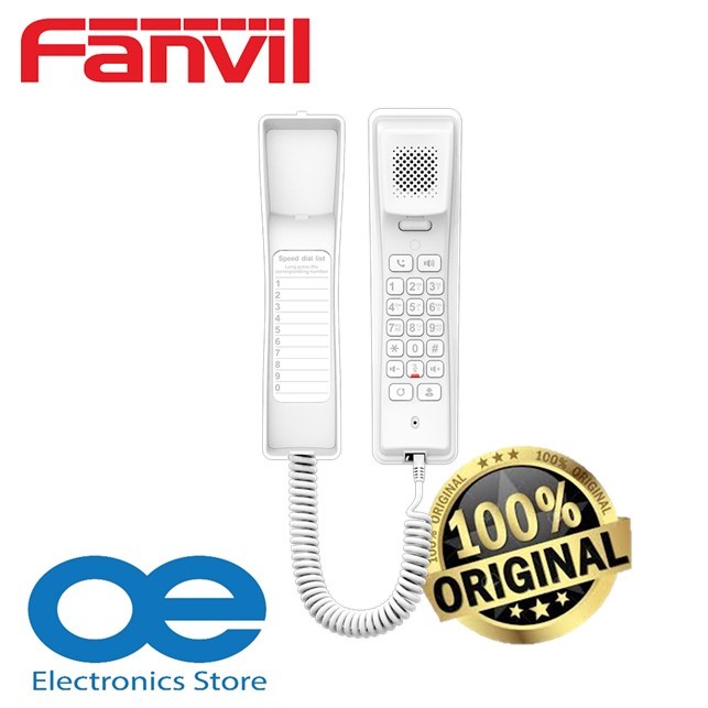 FANVIL H2U Network 2 SIP Lines, 10 Speed Dial Keys, 1 Programmable DSS ...