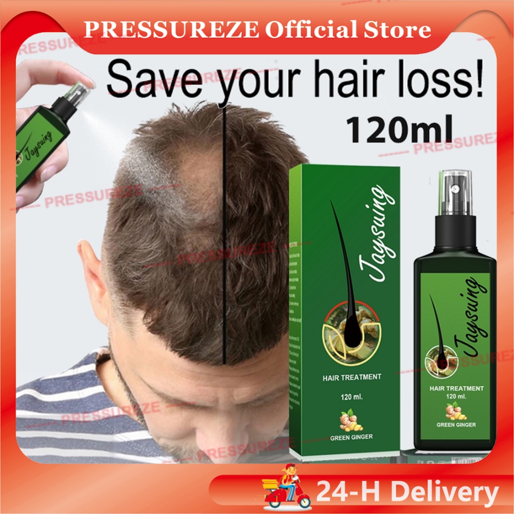 Green Ginger Hair Growth Spray Serum Natural Anti Hair Loss Products