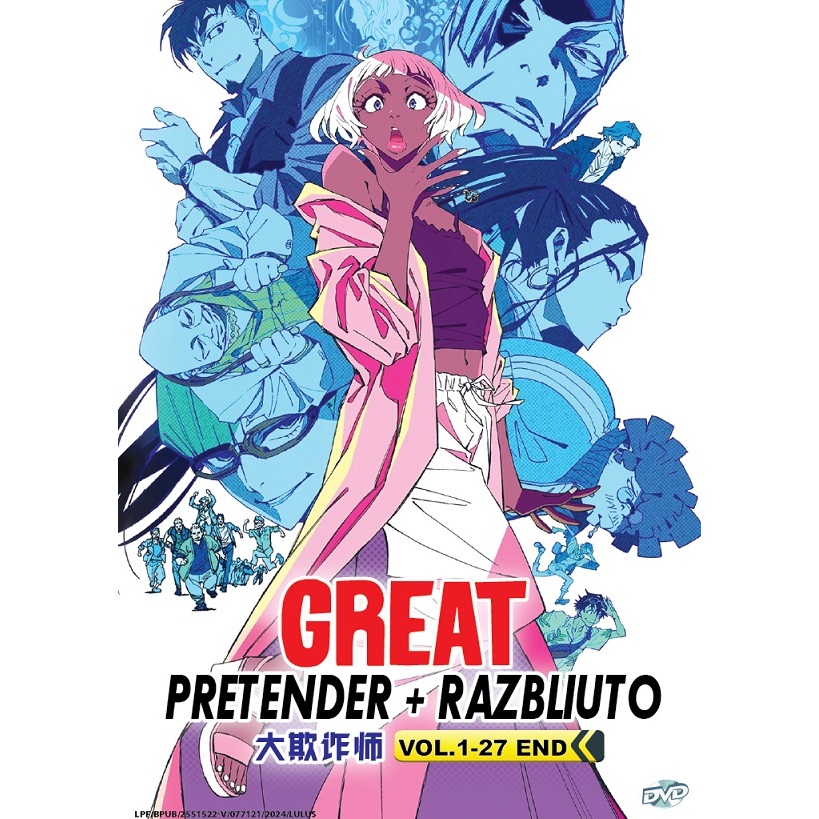 GREAT PRETENDER + RAZBLIUTO ( VOL.1-27 END ) DVD + EXTRA GIFT | Shopee ...