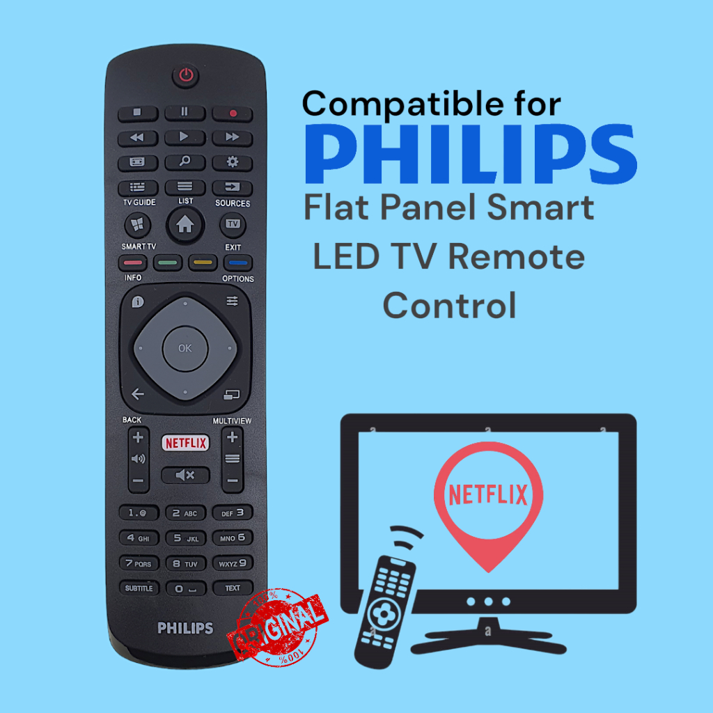Philips 398GR08 Smart Android LED TV With Netflix Television Remote ...
