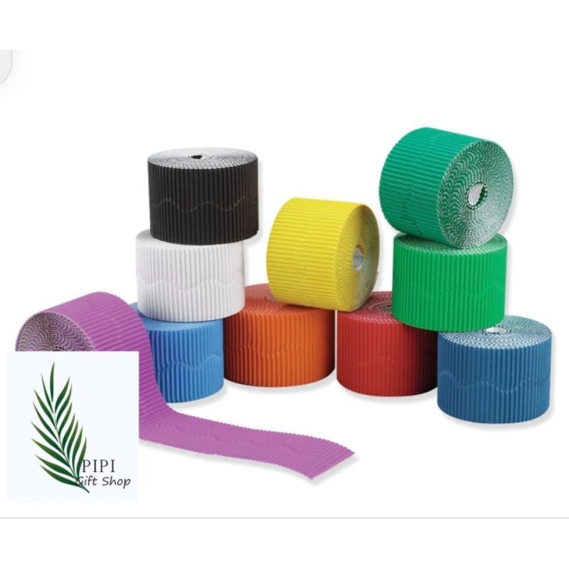 Corrugated Border Roll/Bordette Scalloped Deco and Border Roll | Shopee ...