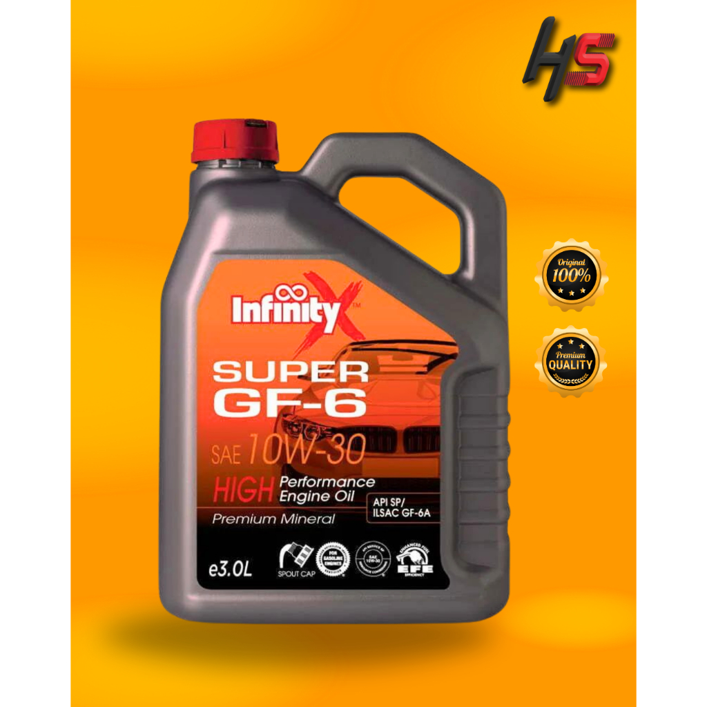INFINITY SUPER GF-6 SAE 10W-30 PREMIUM MINERAL 3L 100% ORIGINAL ...