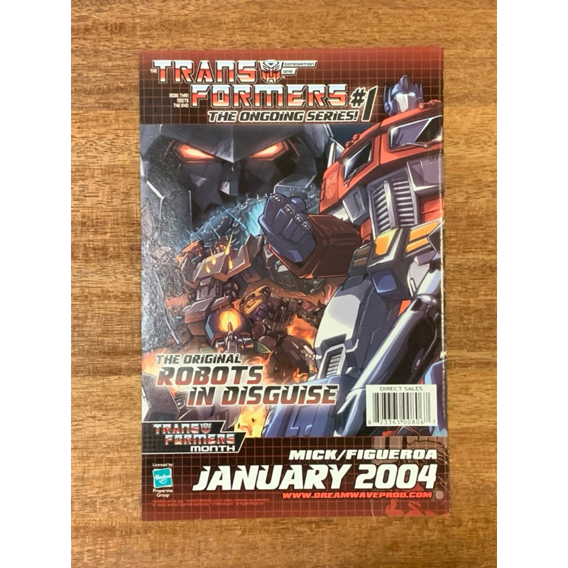 TRANSFORMERS THE ONGOING SERIES #1 Comic Book | Shopee Malaysia