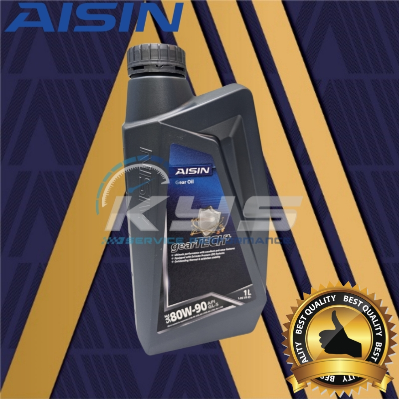 AISIN 1L MANUAL GEAR OIL GL5 80W90 PROTON SAGA,WIRA,BLM,FLX PERODUA