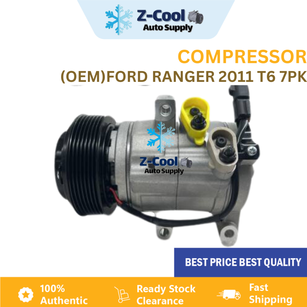 Compressor CHINA NEW Ford Ranger 2011 T6 7PK | Shopee Malaysia
