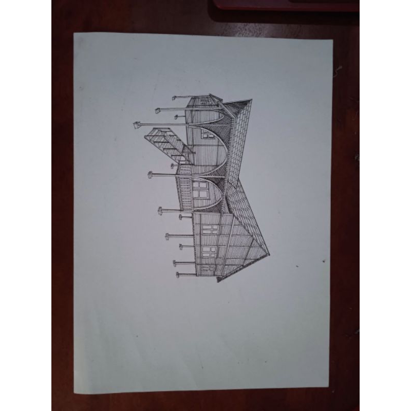 Custom Sketching on A3 paper (Scenery/ Outside / Interior) | Shopee ...