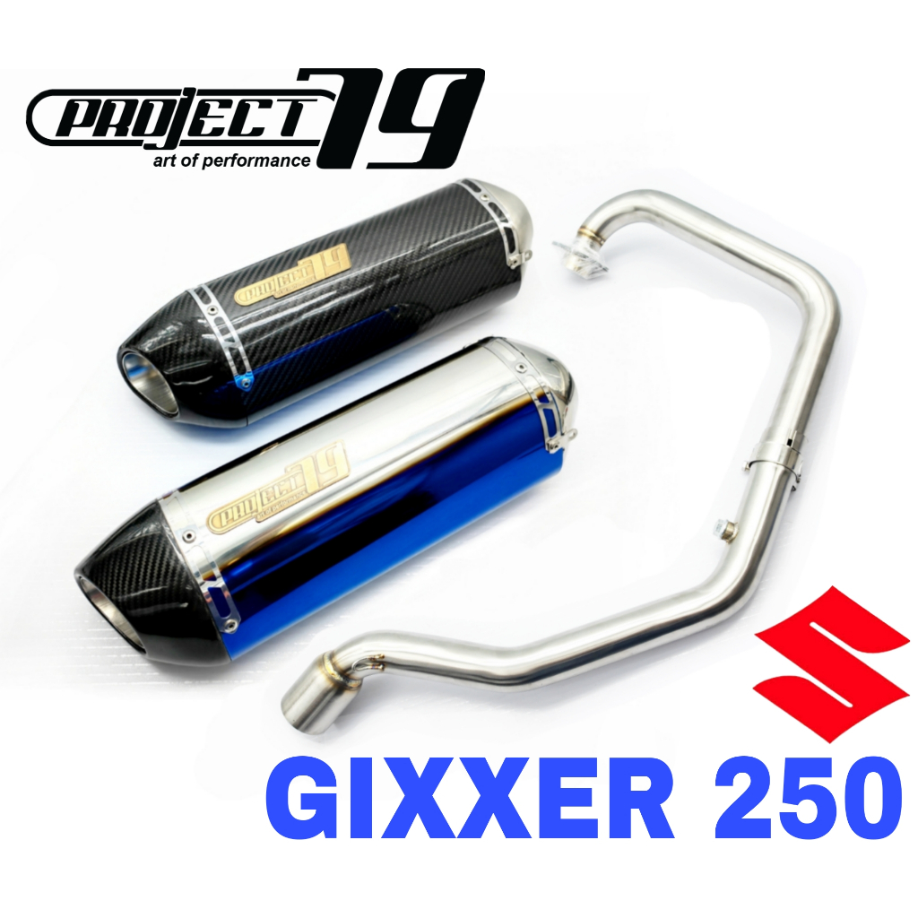 Project79 Exhaust Suzuki GIXXER250 SF250 Ekzos Full System Stainless