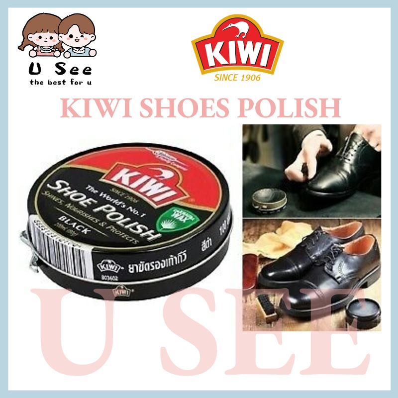 Kiwi Shoe Polish Black Kiwi Polish Kasut Kiwi Leather Polish 100% ...