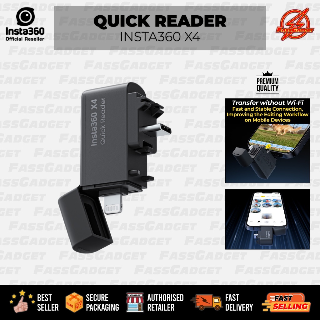 Insta360 X4 Quick Reader - Lettore Portatile Per File Rapidissimo - Foto 7