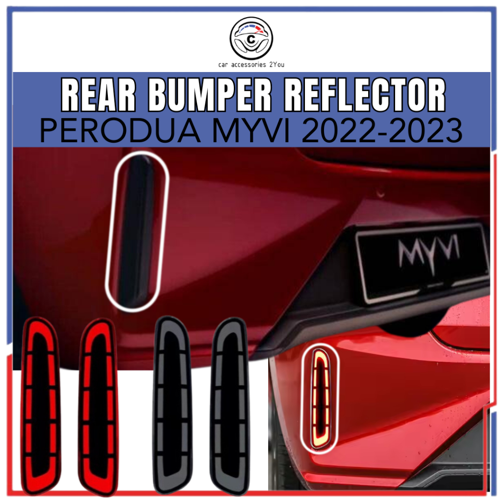 Perodua Myvi 2022-2023 Facelift Dynamic Rear Bumper Reflector With ...