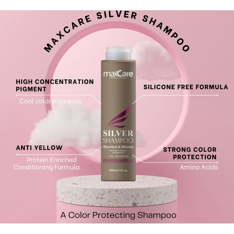 Maxcare Colorcare Silver Shampoo (500ml) | Shopee Malaysia