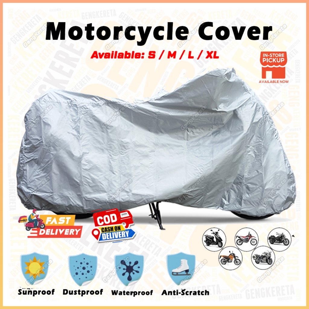 Selimut Motor Motorcycle Motorbike Motor Waterproof Dustproof PEVA UV ...