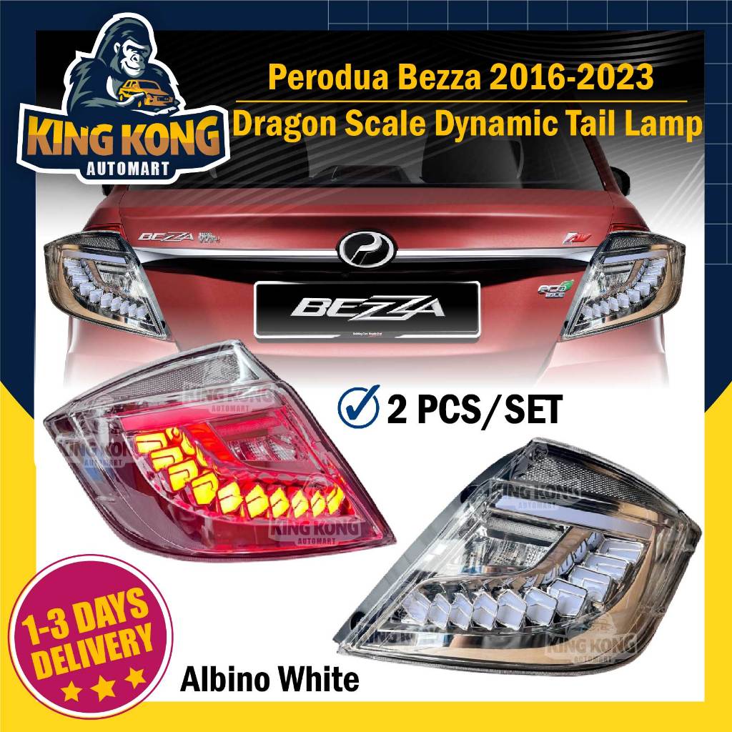 Perodua Bezza Tail Lamp Dragon Scale Dynamic Tail Lamp With Signal ...