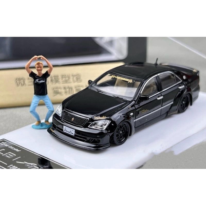 Star Model 1/64 LBWK Toyota Crown Prensentation - Black | Shopee