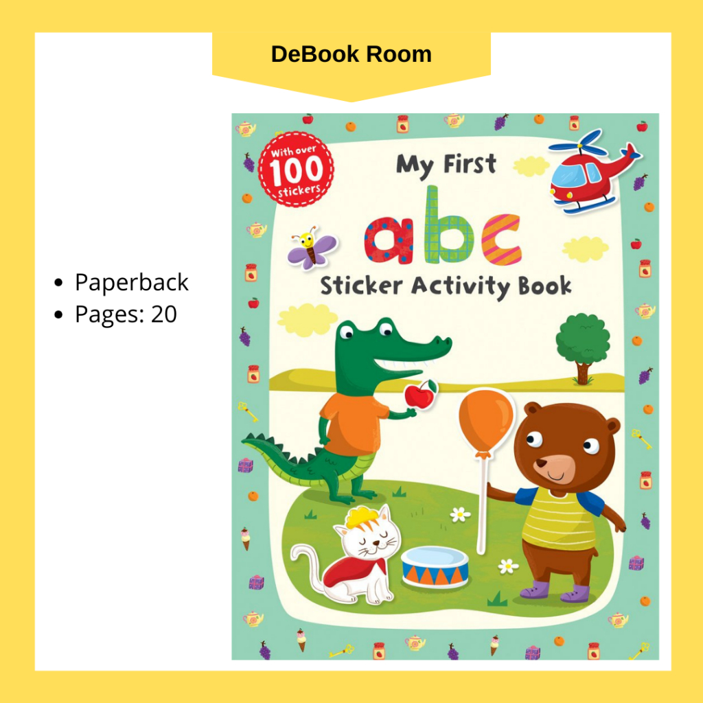 My First ABC Sticker Activity Book | Shopee Malaysia
