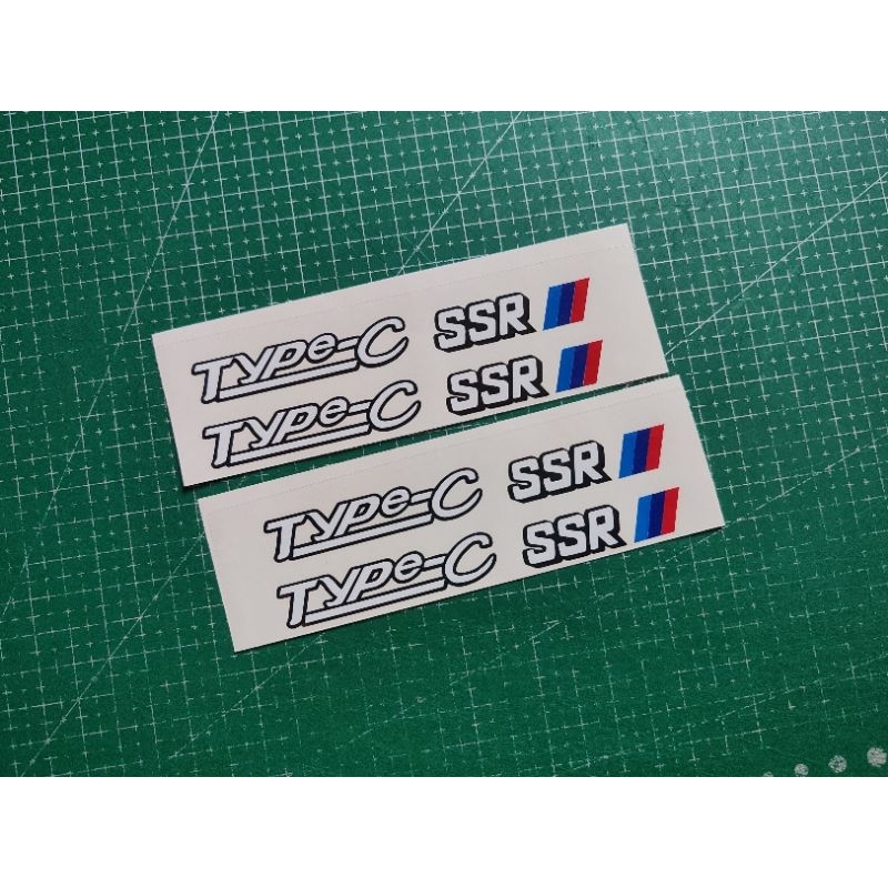 sticker rim ssr type c | Shopee Malaysia