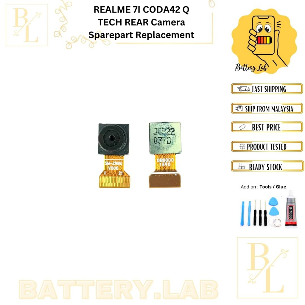 REALME 7I CODA42 Q TECH REAR Camera Sparepart Replacement | Shopee Malaysia