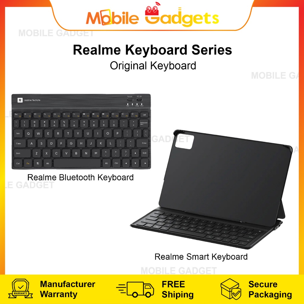 Realme Keyboard For Pad (Bluetooth) / Realme Smart Keyboard For Realme Pad X Original Keyboard