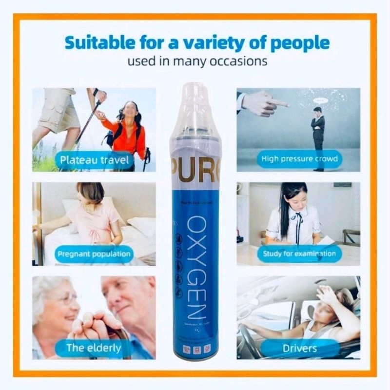 Opure2 Medical Oxygen tank 10L Portable Oxygen tank Pure Oxygen Bottle ...