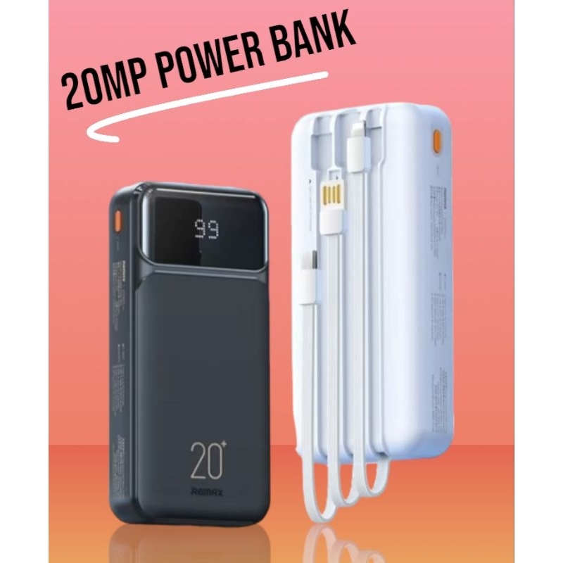 Remax PowerBank 20000mAh RPP-686 Fast Charge LED Display untuk Telefon ...