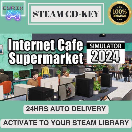 Internet Cafe & Supermarket Simulator 2024 [Auto delivery] (PC) Steam ...