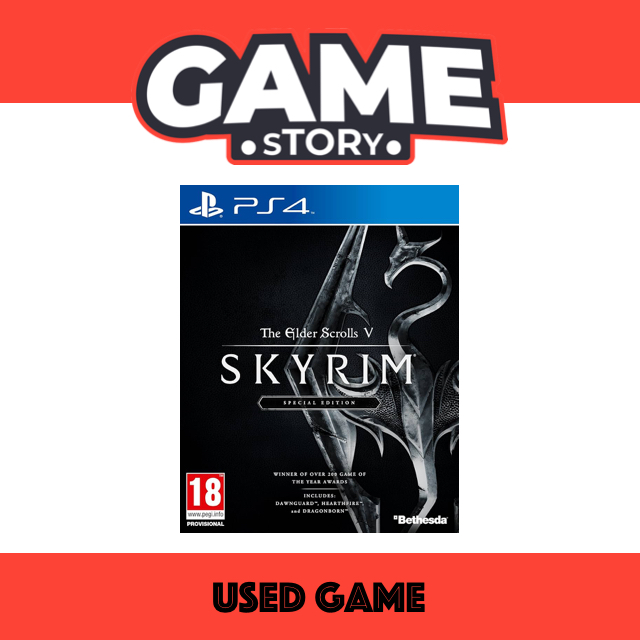 USED PS4 The Elder Scrolls V 5 Skyrim Special Edition 上古卷轴5天际 Game ...