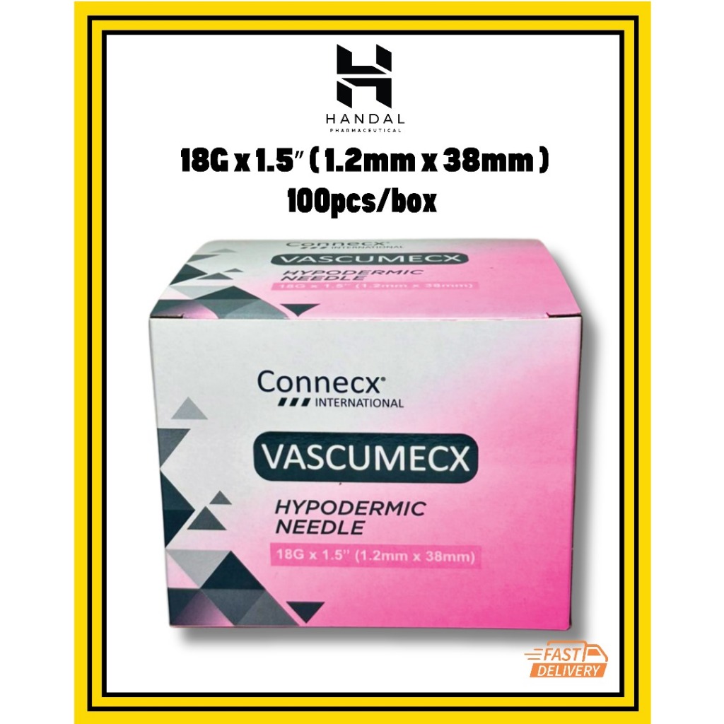 SIMPLEX Disposable Needle 18G, 19G, 20G, 21G, 22G, 23G, 24G, 25G, 26G
