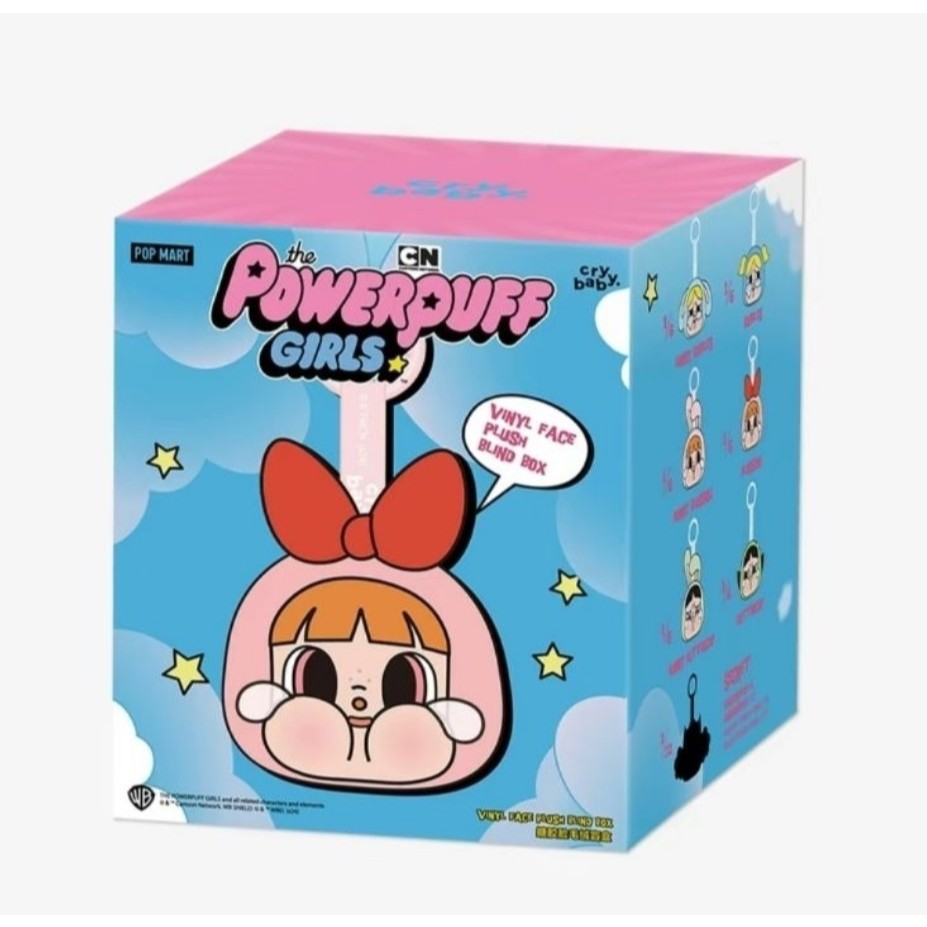 【PROMO】Popmart CRYBABY x Powerpuff Girls Series Crying Baby Vinyl Face ...