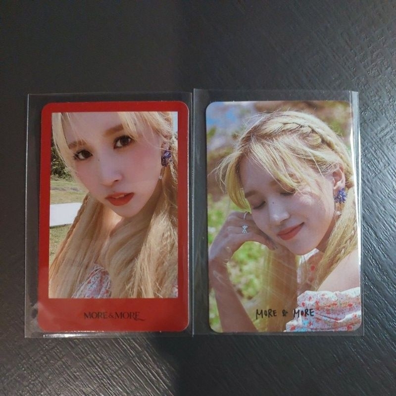 Twice Mina [MORE & MORE] OFFICIAL Photocard + FREEBIES | Shopee Malaysia