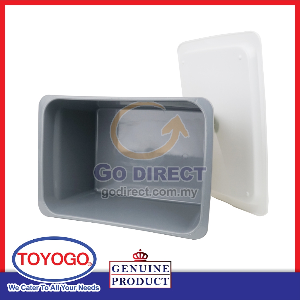 2 X TOYOGO 5L Storage Box with Tray Cover Storage Container Food ...