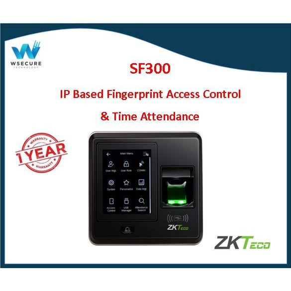 ZKTeco IP Based Fingerprint Access Control & Time Attendance LCD