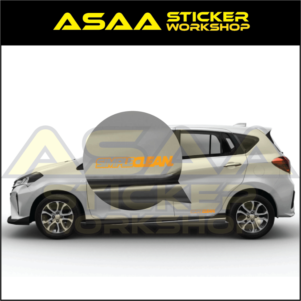 【Ready Stock】SimpleClean vinyl custom sticker untuk motor atau kereta ...